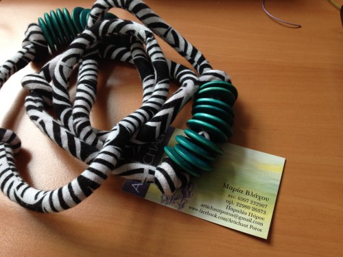 Cadeautje uit Griekenland. Lief he?