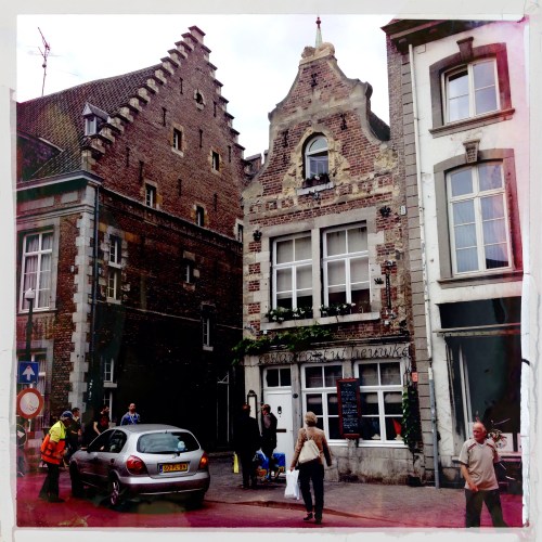 Lunchwandeling met Céline. Mooi Maastricht.