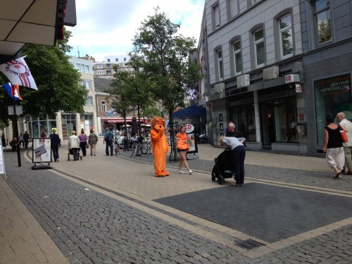 dat is wel erg oranje