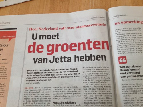 Was te verwachten. Met dit soort bestuurders krijgen we alleen nog maar het zuur