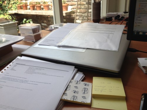 Het blijft redelijk netjes aan mijn kant.