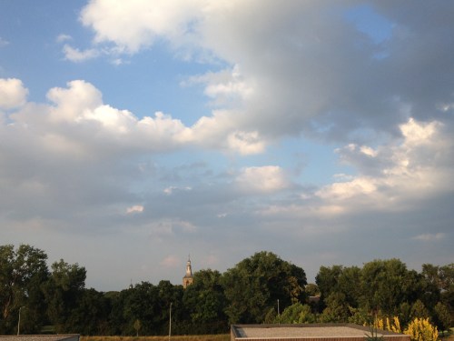 Als afsluiter nog een zwaai naar de toren. Dag dag, tot morgen!