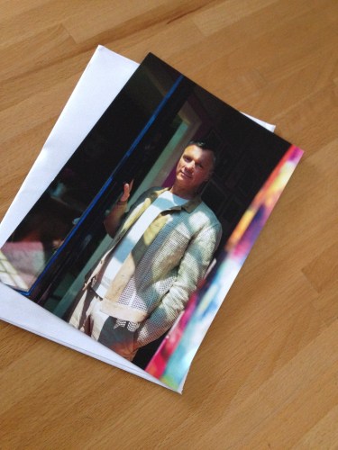 Thuis ligt  een lieve kaart met een mooie boodschap op me te wachten.