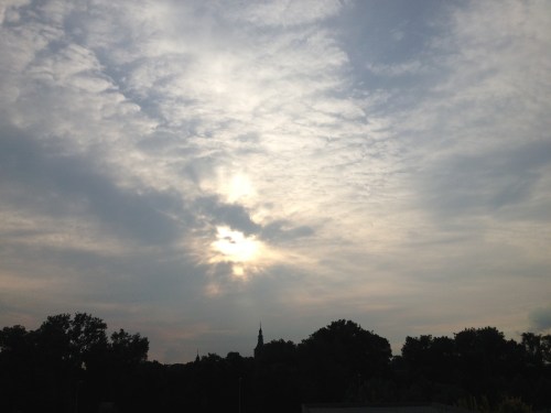 Dit belooft wat, ook al voelt  ochtendlucht akelig koud aan 