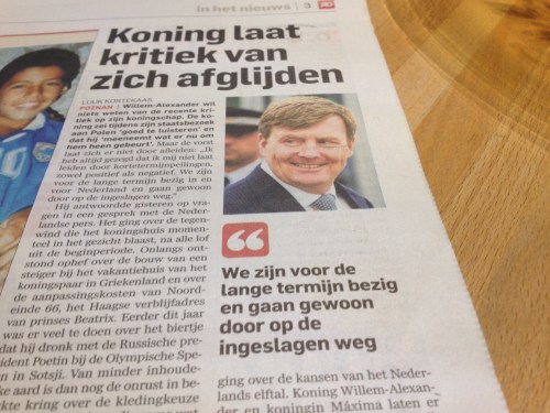 En daar verandert ook niets..ook een beetje een vvd'er die gast