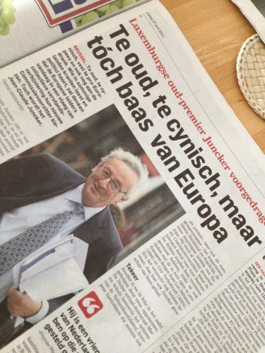 terwijl wij op ramkoers gaan