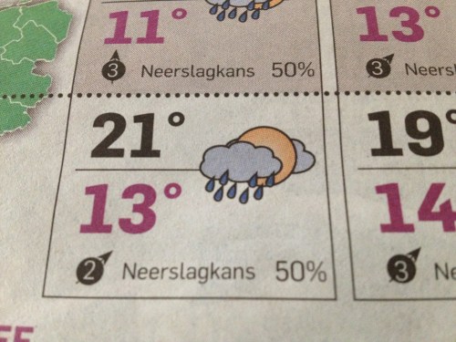 ´t is om te huilen.