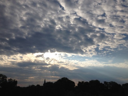 Kom op zon, gewoon een beetje doordouwen.