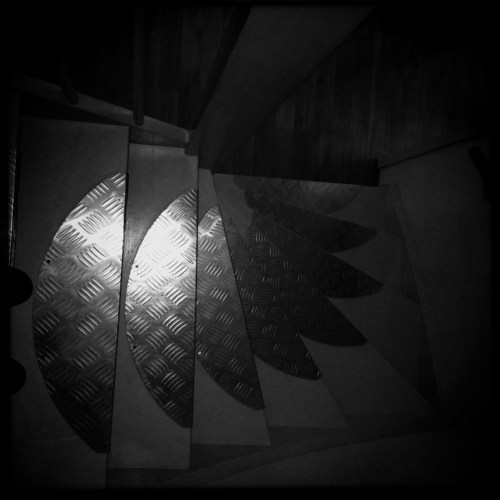 Ook normaal. Trap op, trap af.