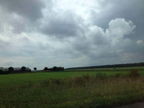 Al snel valt er geen blauw meer te ontdekken.