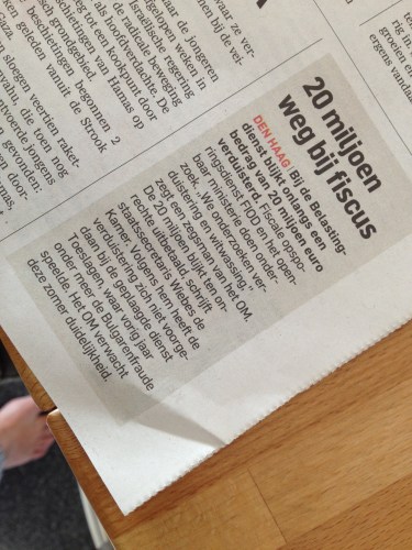 Gemakkelijker konden ze het niet maken zeker?