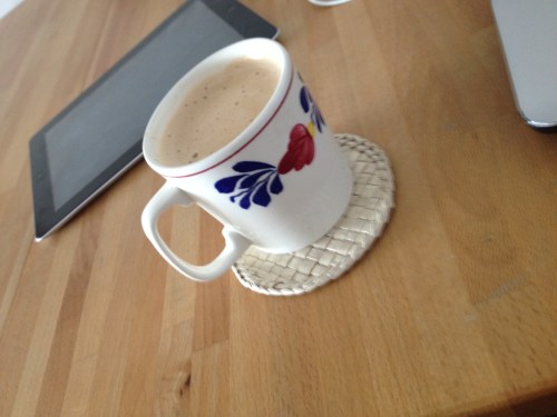 Na gedane inspanning is het goed koffie drinken