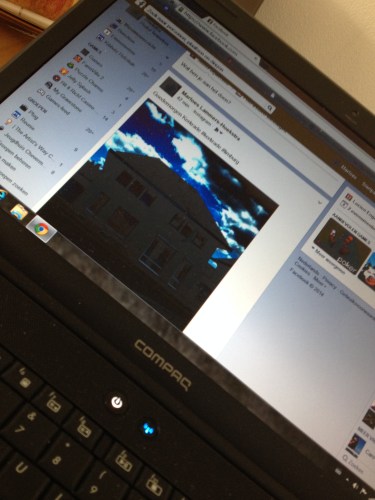 Meteen ook  de reacties op facebook checken. 