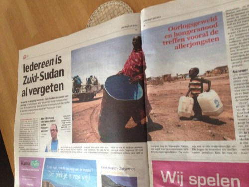 Verbaast me dan weer niet. De wereld kijkt graag snel de andere kant op als de strijd niet te winnen valt