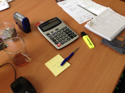 't Bureau is nog leeg