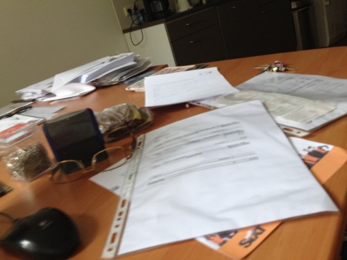 Gewoon aan het werk dan maar?