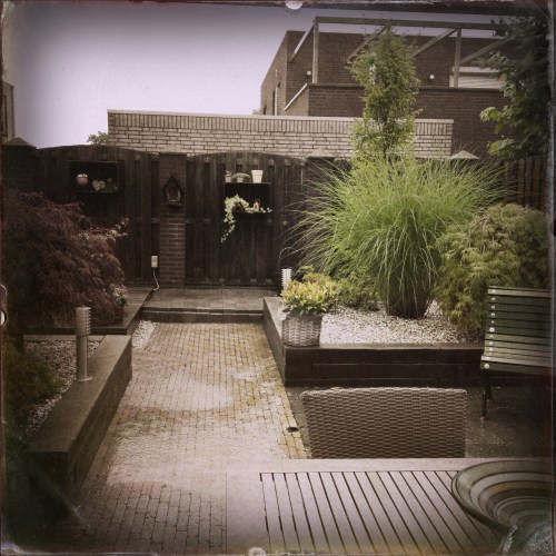 Vanaf het moment van ontwaken...regen ..regen ...en nog meer regen.