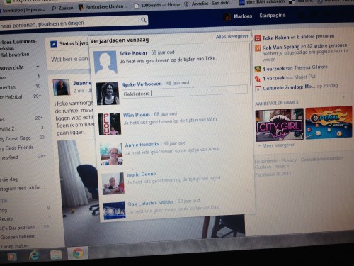 Wat een hoop jarigen vandaag...lang zullen ze allemaal leven!