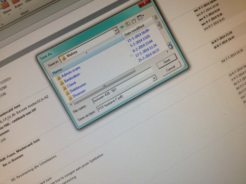 Bestanden opslaan en facturen versturen