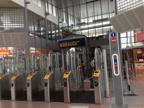 Gestrande reizigers ophalen in Sittard.