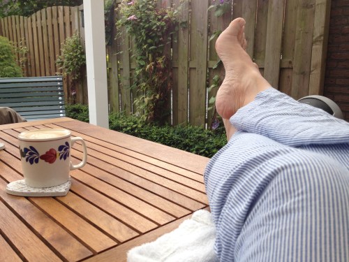 Toch handig zo'n afdak.