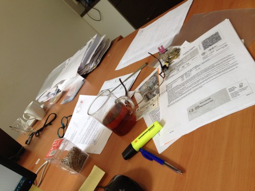 De gebruikelijke chaos al meteen bij het begin