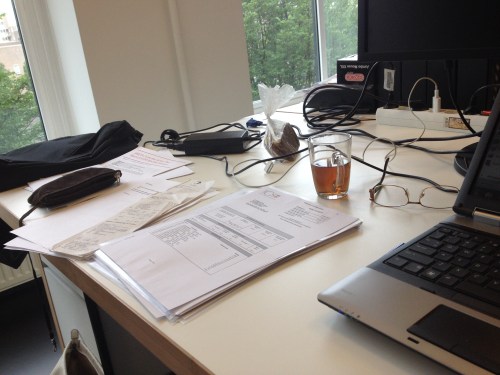 maar aan deze kant is het al minder.