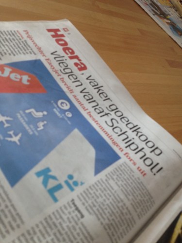 Hallo vakantie, adieu milieu