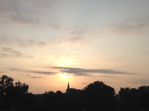 Een stralende toren is het halve werk