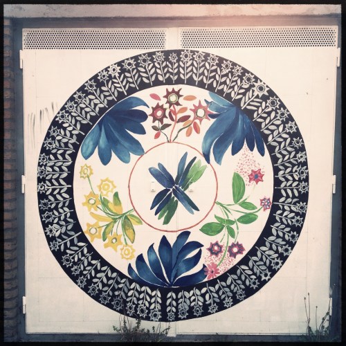 Op weg naar de auto klom ik deze prachtige streetart tegen