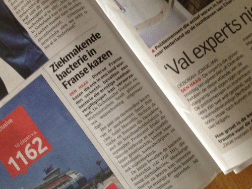 Och hemel, ze verzieken de kazen.