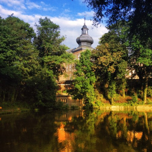 Nog een rondje Rolduc voor de avond valt.