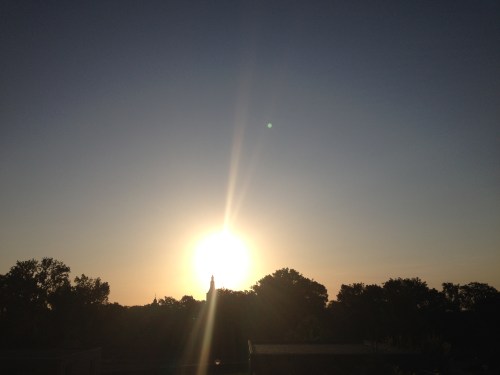 De toren staat weer in het zonnetje.